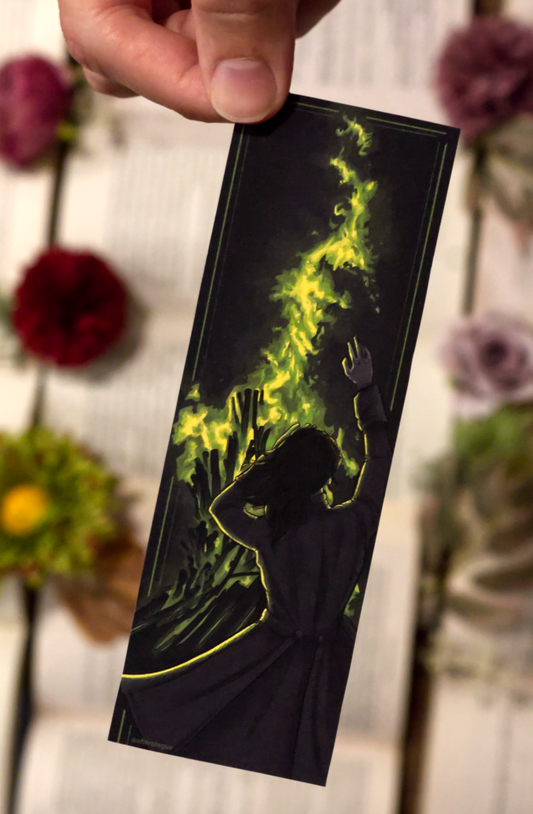 "The Pyre" - Frankenstein Horror Bookmark