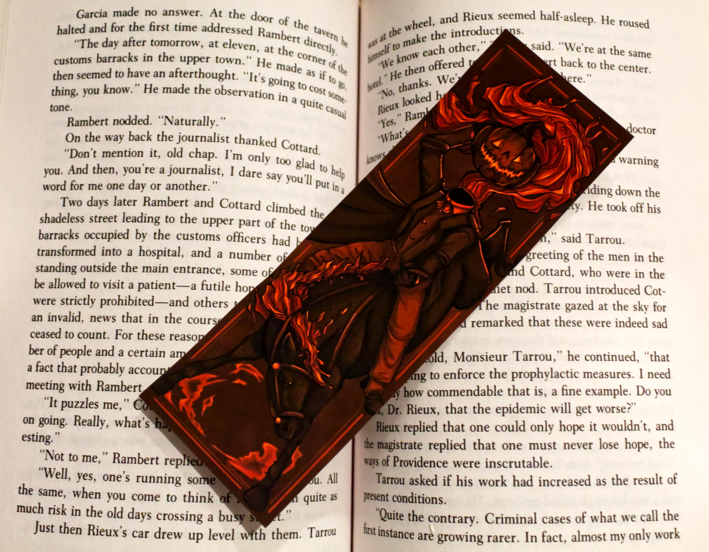 "Daredevil and His Rider" - The Legend of Sleepy Hollow Bookmark