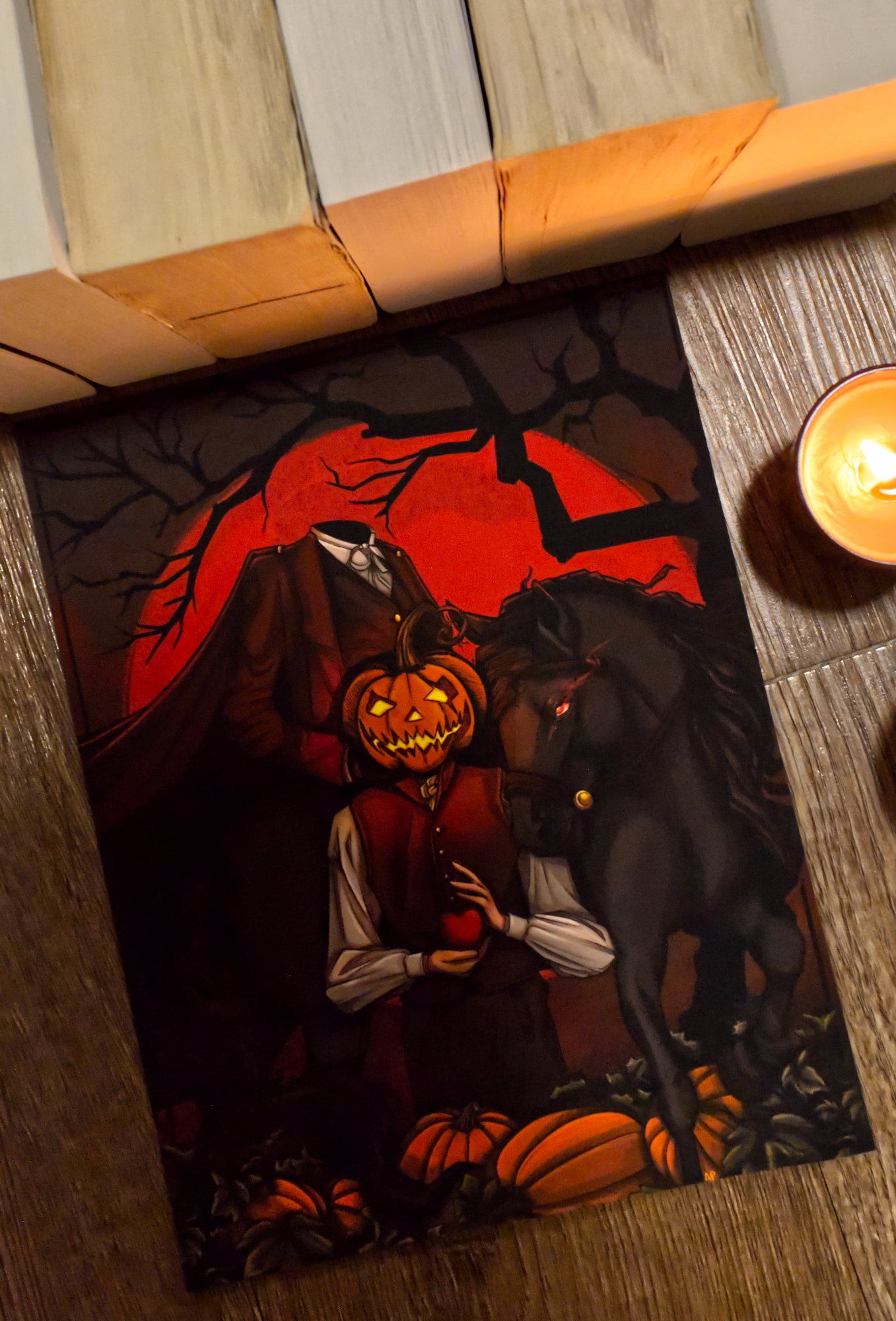 "Hello, Horseman" - The Legend of Sleepy Hollow Art Print